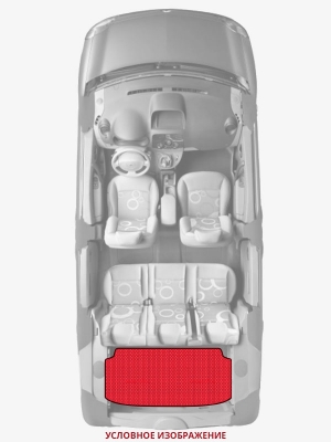 ЭВА коврики «Queen Lux» багажник для Mitsubishi Town Box
